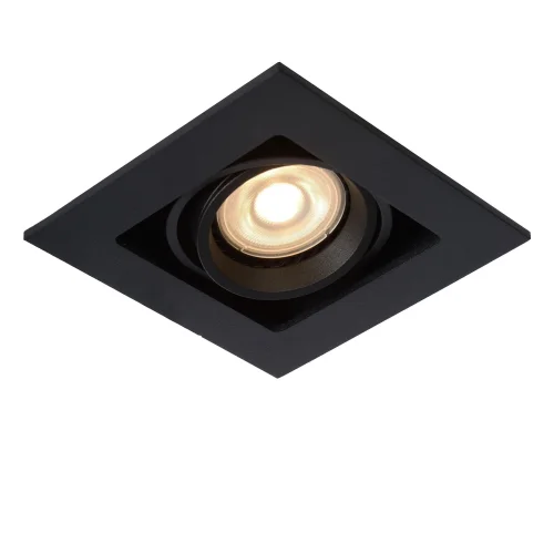Светильник точечный Chimney 09926/01/30 Lucide чёрный 1 лампа, основание чёрное в стиле современный  фото 2